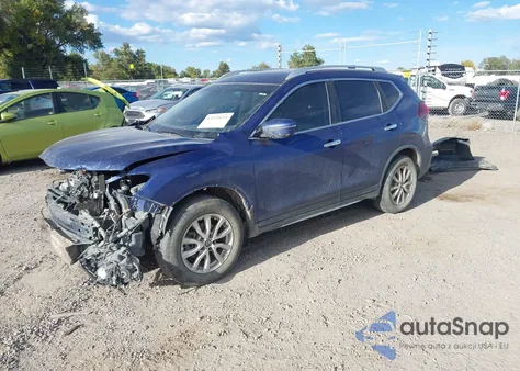 2019 Nissan Rogue Sv из США, поврежденный, VIN KNMAT2MT9KP512393
